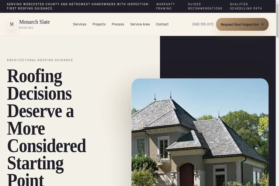 Monarch Slate Roofing
